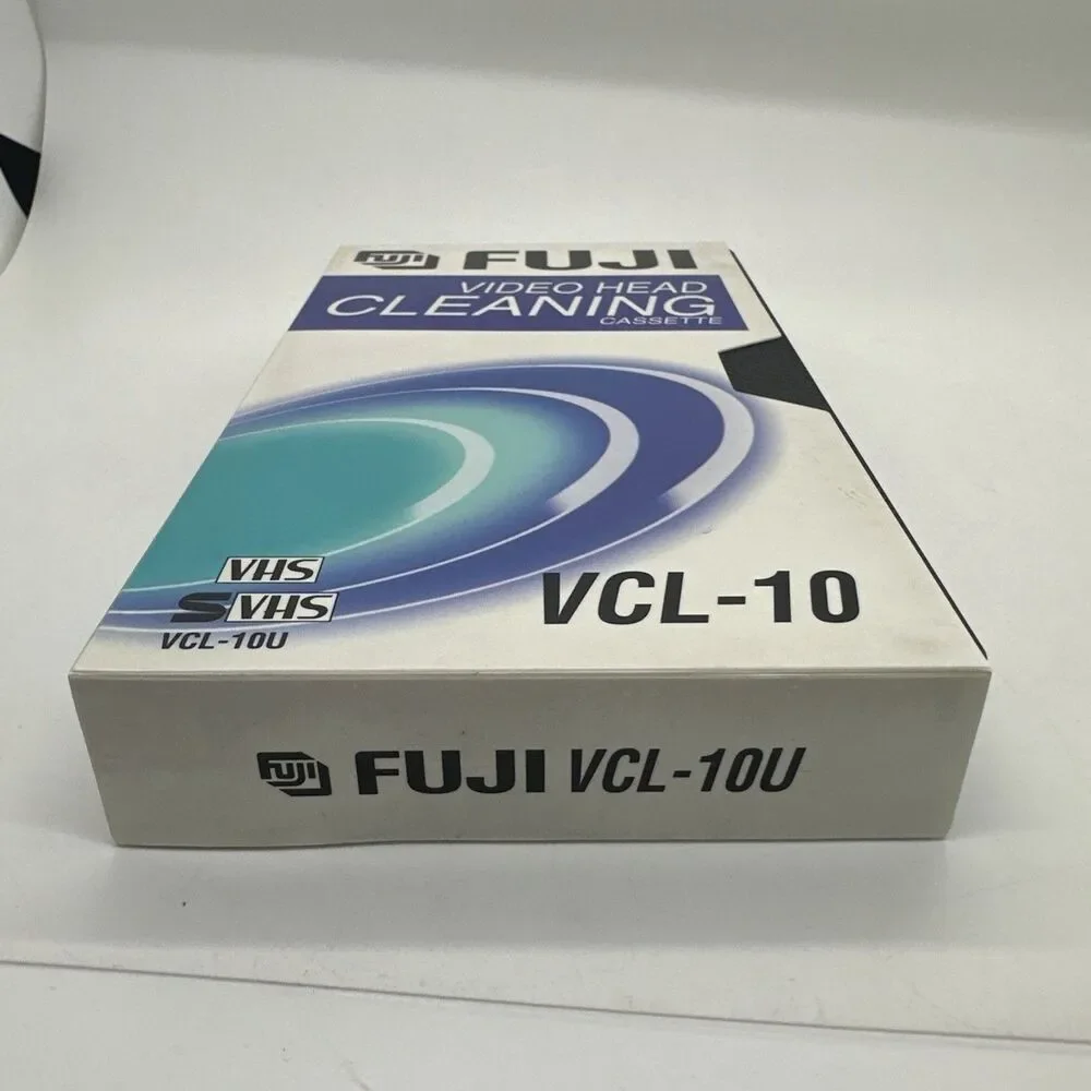 Video Head Cleaning Cassette Fuji VHS & S-VHS VCR Model# VCL-10U D Excellnt Cond